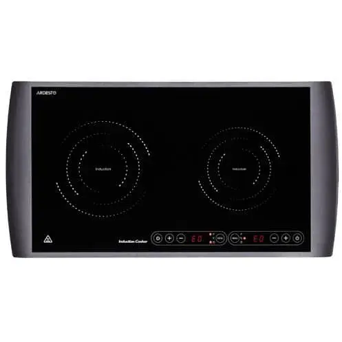 Настільна плита Ardesto ICS-B217, чорний, 2900W (1600W+1300W), індукційна, сенсорне керування, 2 конфорки, загартоване скло, - фото 1