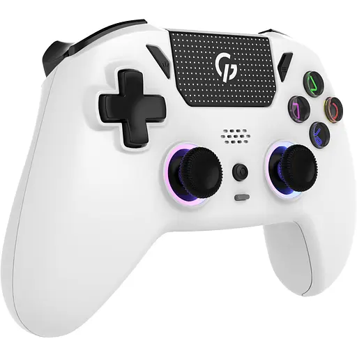 Геймпад GamePro GPS20W 2.4G/BT 5.1/USB бездротовий Switch/PC/PS/iOS/Android RGB White (GPS20W) - фото 2