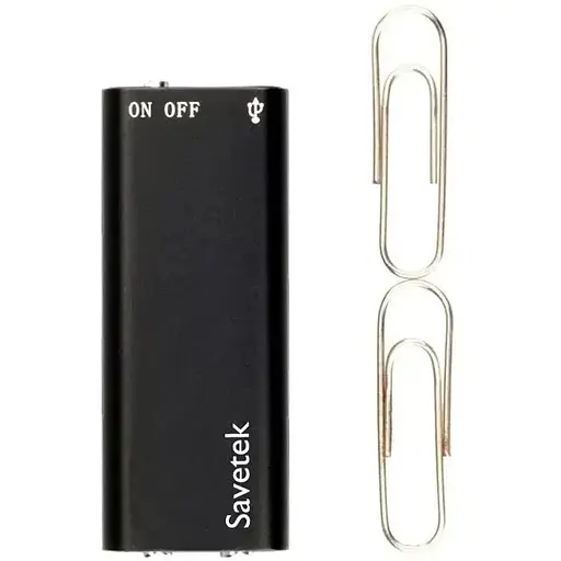 Самый маленький диктофон Savetek 200 (GS-R01s) 16 ГБ  - фото 2