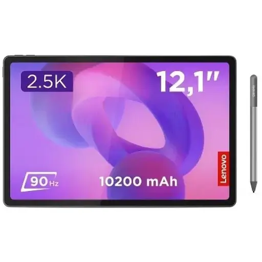Планшет Lenovo Idea Tab Plus 12.1", Luna Grey, 5G, 2560x1600 (IPS, 90 Гц), MediaTek Dimensity 6400 (8 ядер), Mali-G57 MC2, 8Gb - фото 1