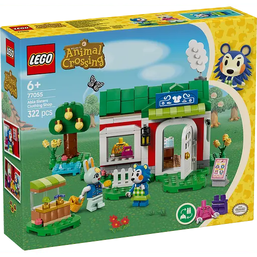Конструктор LEGO Animal Crossing Крамниця одягу, що належить Able Sisters 322 деталей (77055) - фото 2