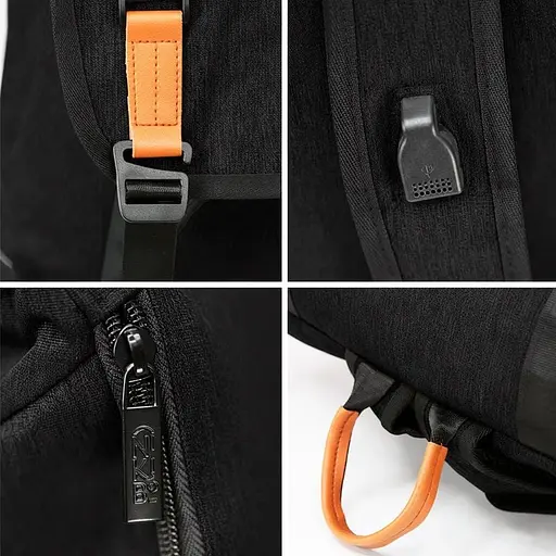 Рюкзак NikiBo Metro 21 л черный (30010905-01) - фото 6