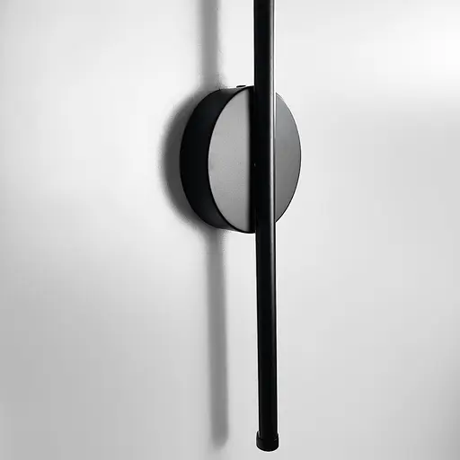 Видовжене чорне LED бра 90 см Арт. W 007/900 BK Line F - фото 6