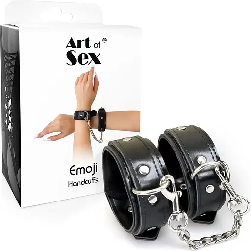 Наручники із екошкіри Art of Sex - Handcuffs Emoji - фото 4