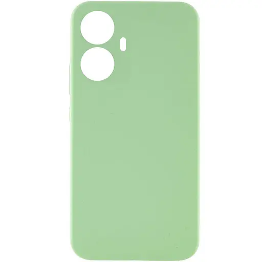 Чехол Silicone Cover Lakshmi Full Camera (AAA) для Realme C55 Мятный / Mint