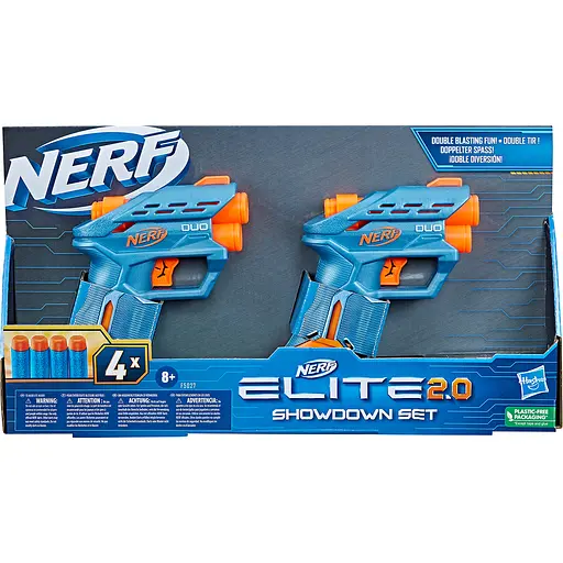 Уценка. Набор бластеров Hasbro Nerf Elite 2.0 Showdown Set, с 4 стрелами, 2 шт. (F5027) - фото 2