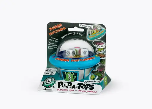 Настольная игра Fun Games Shop Pop-A-Tops: Найди марсианина (Pop-A-Tops: Match a Martian) (укр.) (FGS62)