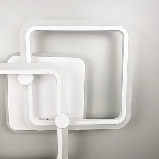 Стельова мінімалістична LED люстра в білому корпусі Line.F RGB підсвітка Немає - фото 8