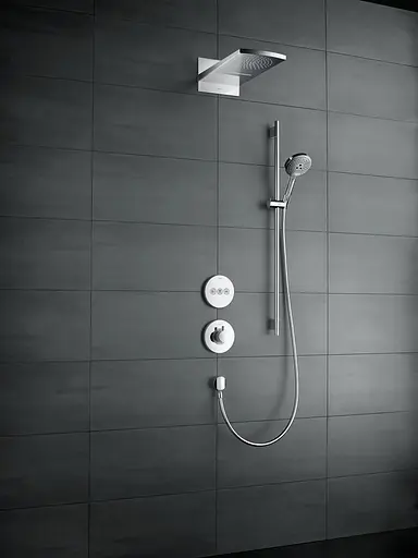 Верхний душ Hansgrohe Raindance Rainfall 180 2jet хром 28433000, Хром - фото 4