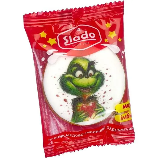 Медово-імбирний пряник Slado оздоблений 25 г - фото 8