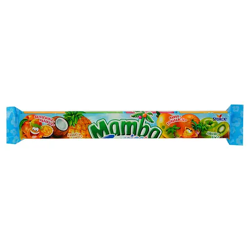 Цукерки Mamba жувальні тропікс асорті 106 г