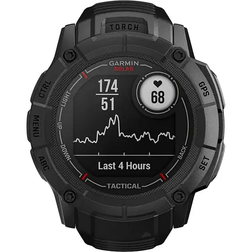 Смарт-годинник Garmin Instinct 2X Solar-Tactical Edition Black (010-02805-13/03) - фото 6