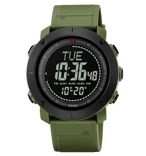 Мужские спортивные часы с компасом Skmei 2095 (Зеленый)