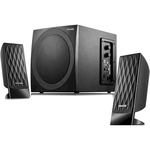 Акустическая система Microlab 2.1 M-300 Black (M-300(14)) - фото 1