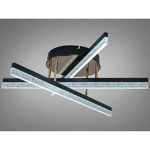 Люстра стельова LED Diasha чорна 48 Вт до 8 м² - фото 1