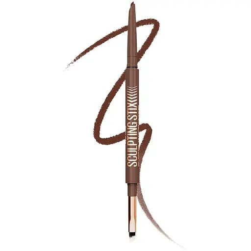 Автоматичний олівець 2-в-1 з пензликом для повік Maybelline New York Sculpting Stix Mocha contour 0.7 г - фото 1