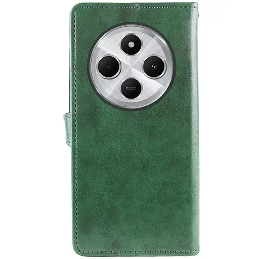 Чехол-книжка Getman кожаный Gallant PU для Xiaomi Redmi 14C/Poco C75 Зеленый - фото 3