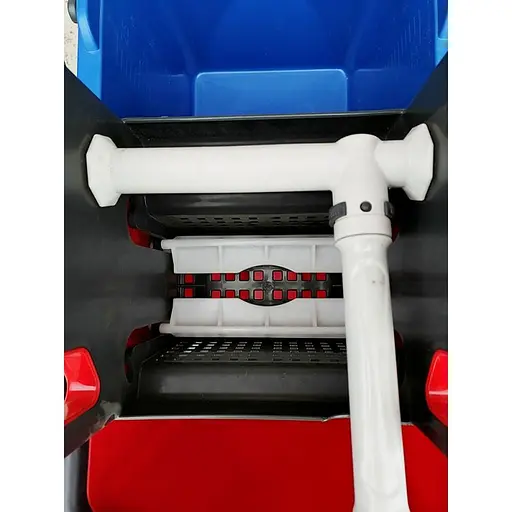 Візок для прибирання Planet 2 відра по 25 л з віджимом (00-00010249) - фото 7