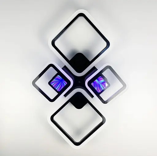 LED світильник із 3D підвісткою Line.F Колір корпусу Чорний - фото 4