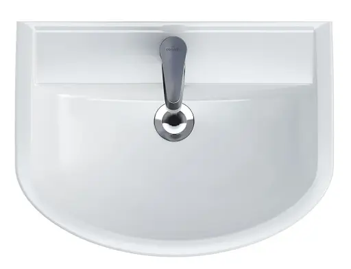 Тумба ПіК Kraft Декор Т1 + раковина Arteco 55 см Білий 30412 - фото 2