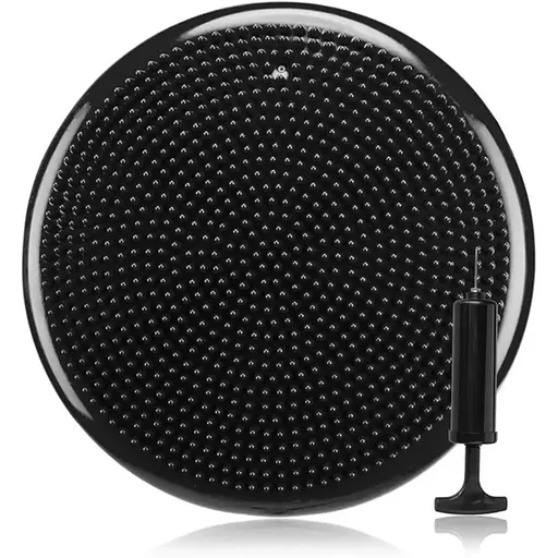 Балансировочная подушка Gymtek черная + насос