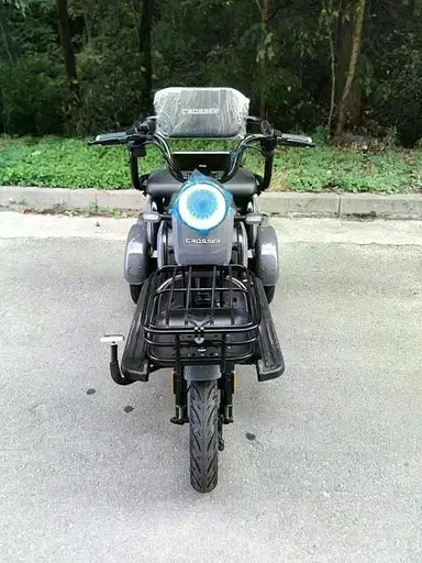 Електроскутер Триколісний Crosser TR1 (600W, 72V, 20Ah) Сірий - фото 3