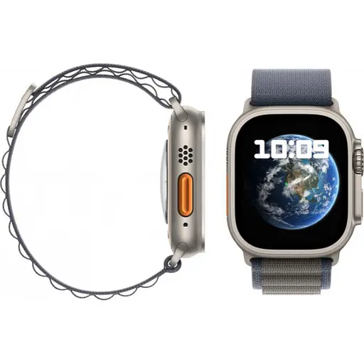 Смарт-часы Apple Watch Ultra 2 GPS + Cellular 49 mm Titanium Case with Blue Alpine Loop - Small (MREK3/MRFA3) - фото 3