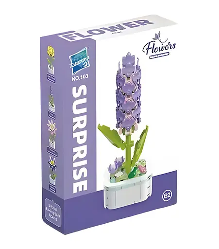 3D конструктор Flowers Гиацинт на 162 детали (25-109) - фото 2