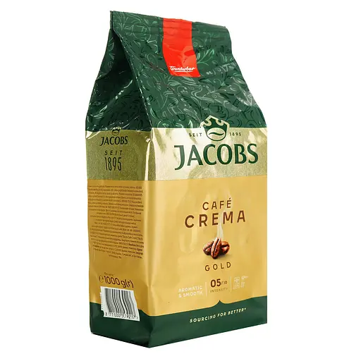 Кава в зернах Jacobs Cafe Crema 1 кг - фото 2