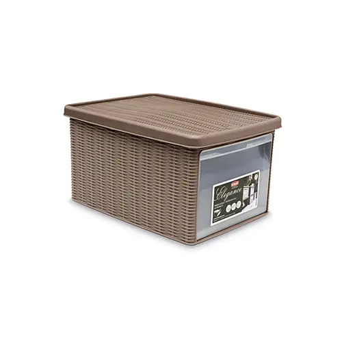 Контейнер для зберігання з кришкою і фронтальними дверцятами Stefanplast Elegance М 15л (30002)