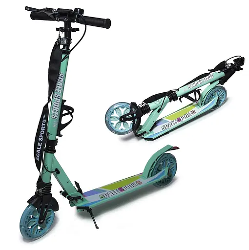 Самокат Scale Sports 80-95х53х12 см М'ятний 000283591 - фото 2