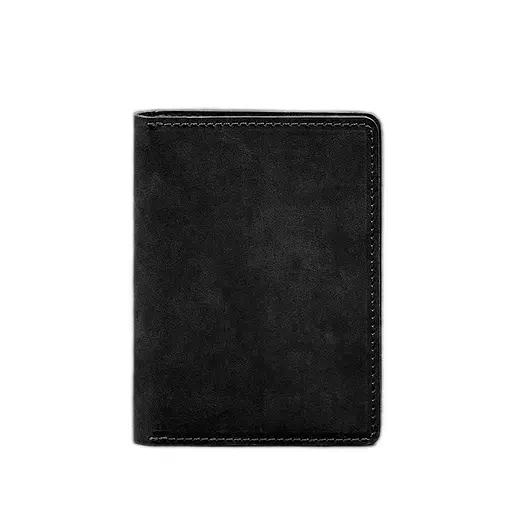 Кожаная обложка-органайзер для документов 6.1 черный Crazy Horse - фото 9