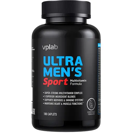 Мультивитаминный комплекс Vplab Ultra Men's Sport Multivitamin 180 капсул