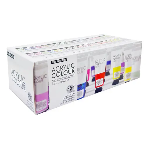 Набір акрилових фарб "Art ranger" Bambi 32KRFEA3622-2, 36 кольорів, по 22 мл - фото 1