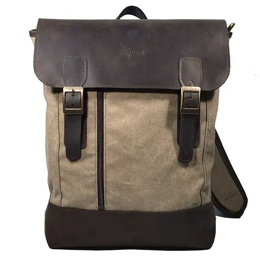 Чоловічий шкіряний рюкзак TARWA 40х30х16 см sum0026175 - фото 8
