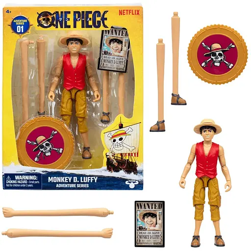 Коллекционная фигурка Moose One Piece Luffy с артикуляцией (63313) - фото 2