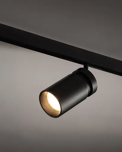 Магнитный трековый светильник Nowodvorski 11714 NANO-LVM Spot Zoom LED 1x5W 3000K 290Lm IP20 черный - фото 4