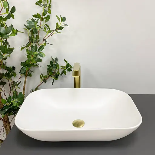 Умивальник VBI Avezzano white matt накладний VBI-014400, Білий матовий - фото 4