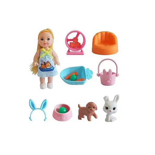 Кукла, 11.5 см, животные, аксессуары (в ассортименте)