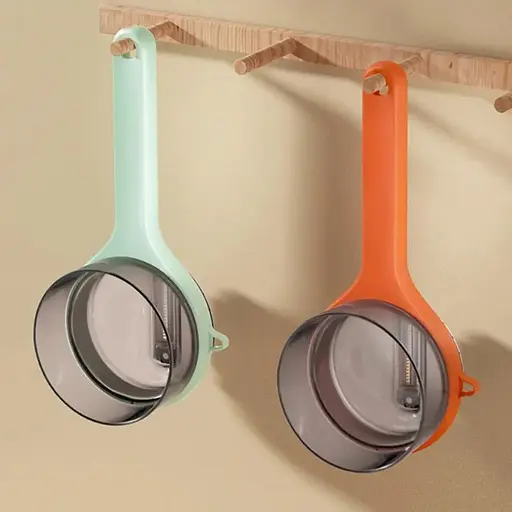 Багатофункціональна овочечистка пілер з відсіком для зберігання, Kitchen Master Помаранчевий 85518 - фото 9