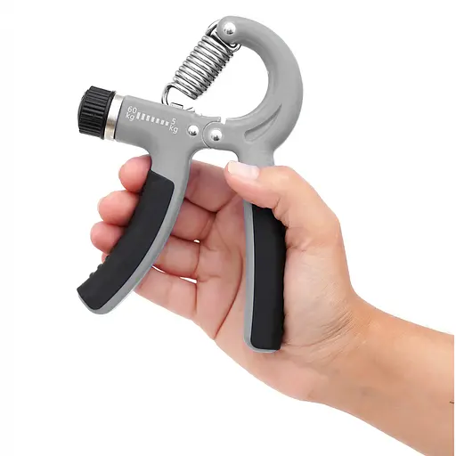 Еспандер кістьовий Cornix 5-60 кг з регульованим навантаженням XR-0383 Grey/Black - фото 4