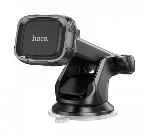 Магнитный автомобильный держатель автоматический Hoco Dca13 Plus держатель для телефона в авто Черный - фото 1