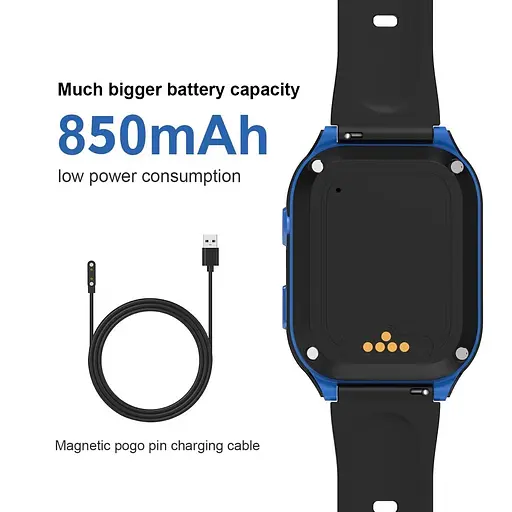 Дитячий смарт-годинник Lemfo D8M 4G синій - фото 5