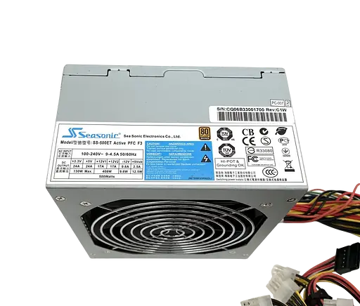 Блок живлення Seasonic ET-Series SS-500ET 500W 80+ Bronze (SS-500ET) Б/В - фото 2