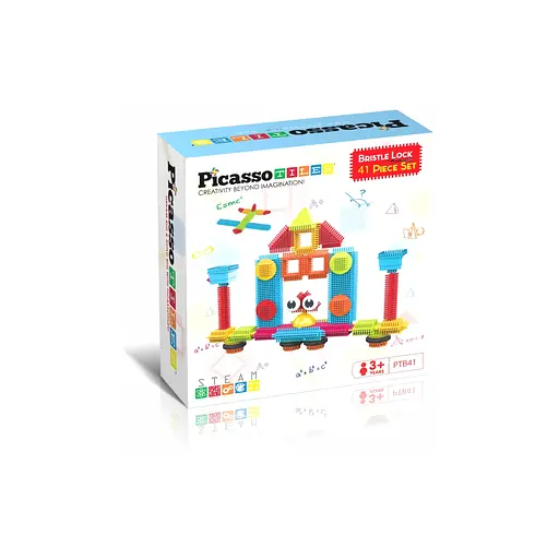 Конструктор Picasso Tiles Hedgehog Building Blocks Set 41 деталь (817338027384) - фото 4