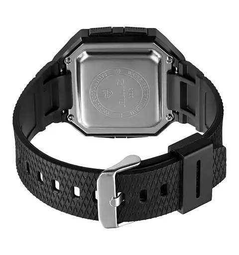 Годинник чоловічий спортивний наручний Skmei 2022 (Чорний з білим циферблатом) - фото 8