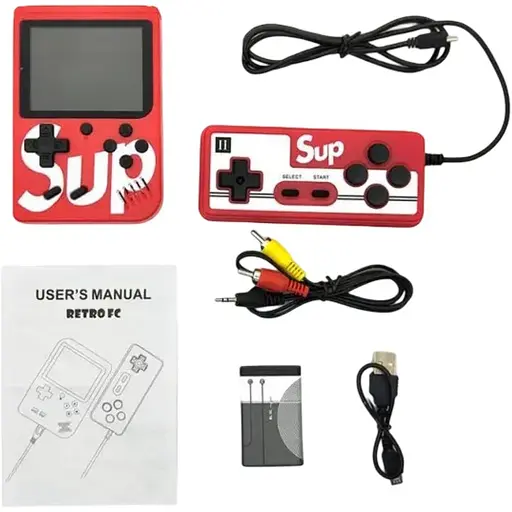 Детская приставка ретро со встроенными играми SUP 400 в 1 - приставка