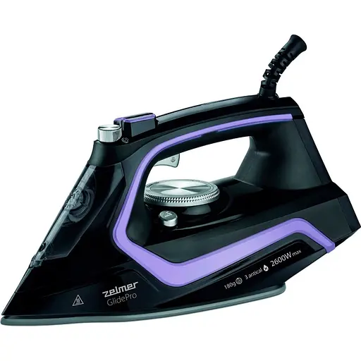 Праска Zelmer ZIR2600 GlidePro чорно-бузкова [91296]