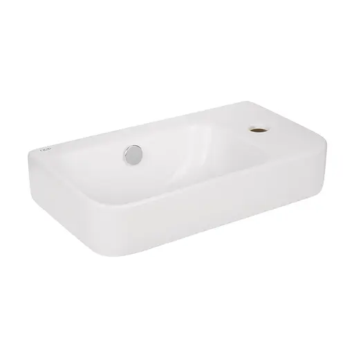 Умивальник Qtap Tern 450x250x158 White QT1711H02LW, Білий - фото 4