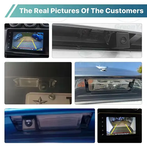 Камера заднего вида Renault Duster Dacia AHD 720-1080 HS-8255 - фото 5